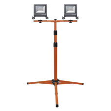 Прожектор LED 2x30W 230V 5400lm 4000K 1750x780x680mm IP65 со штативом [4099854572210] Osram Worklight Tripod