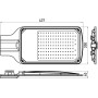 LED Светильник уличный 100W 220V 10000lm 6500K IP65 437x200x40mm консольный [l0820012] E.NEXT e.LED.street.stand.100.6500