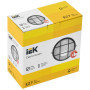 Светильник нпп 1302 круг с решеткой 60Вт ip54 черный [lnpp0-1302-1-060-k02]