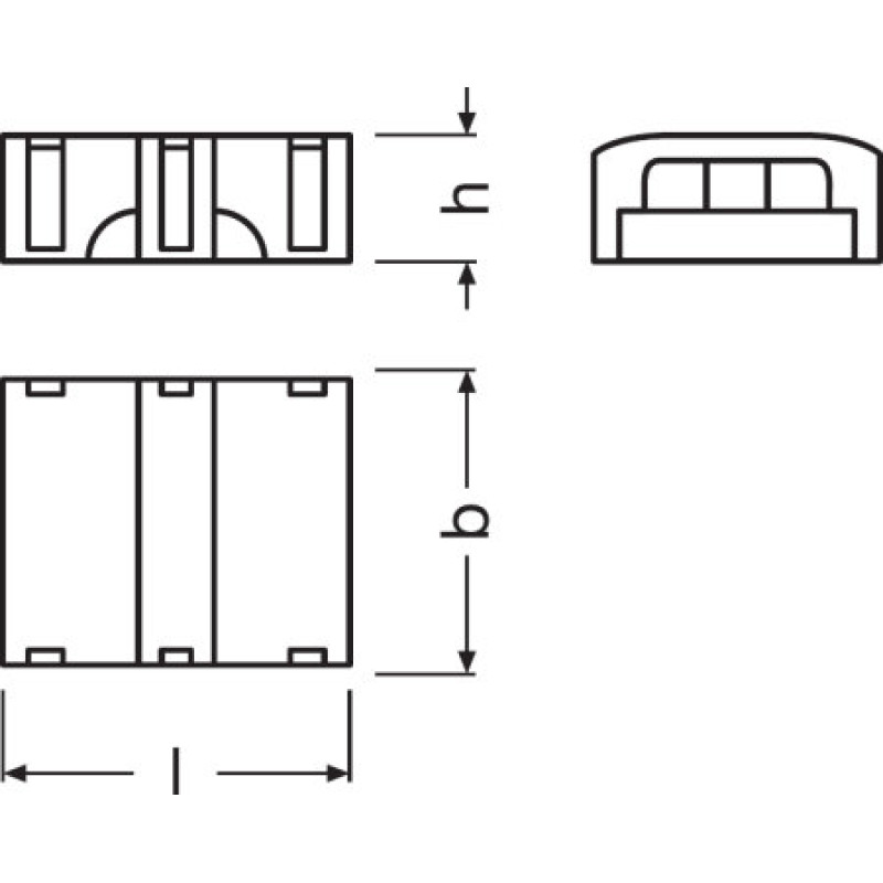 TW Коннектор ленты 3-контактный superior, Ledvance [4058075451353], Ледванс