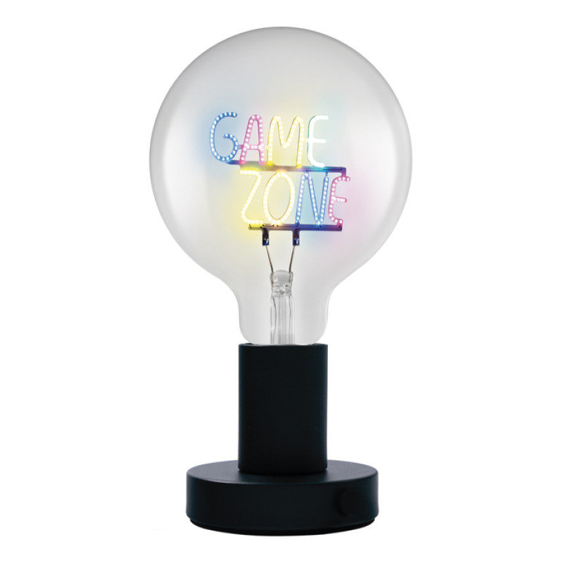Настільна лампа 1,2W 230V 80lm 12000K E27 125x231mm Game Zone [4058075853126] Vintage 1906 Letter Table Osram