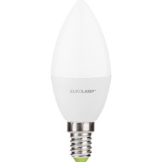 Лампа светодиодная 6W 220V 580lm 4000K E14 37x102mm акция 3шт. свеча [4260484991591] EUROLAMP MLP-LED-CL-06144(3)