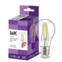 Лампа светодиодная 11W 220V 1320lm 6500K E27 60х104mm груша [LLF-A60-11-230-65-E27-CL] серия 360 УЕК