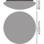 Сменная крышка 250х80mm PMMA белый [4058075156722] SF Circular Cover Ledvance