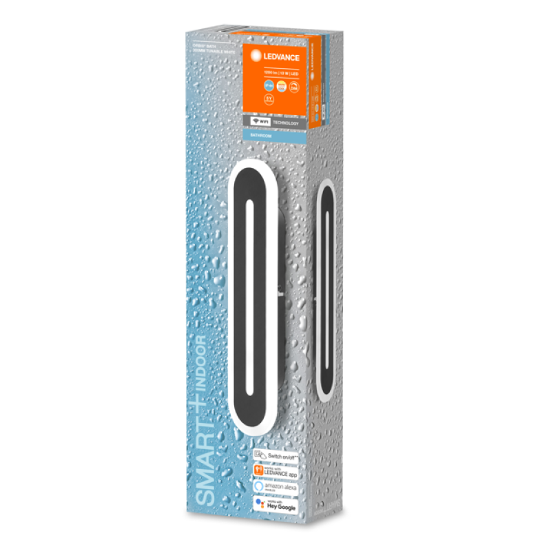 SMART светильник 13W 220V 1200lm 3000-6500K TW WIFI 300х50х70mm [4058075574335] Ledvance ORBIS WALL BATH DIM