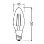 Лампа филаментная 7,5W 230V 1055lm 4000K E14 35x100mm свеча [4099854568220] VALUE CL B75 FIL OSRAM