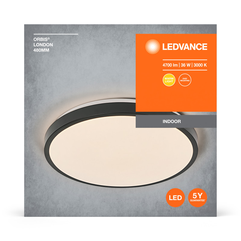 LED Светильник накладной 36W 220V 2200-4700lm 3000K 95х480mm [4058075829244] LEDVANCE ORBIS LONDON
