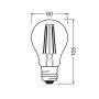 Лампа LED 5,9W 230V 806lm 4000K E27 60x105mm груша [4099854467998] Osram CL A60 Filament