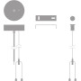 Підвісний комплект для світильника ln indv, suspension kit, Ledvance [4058075133280] Ледванс