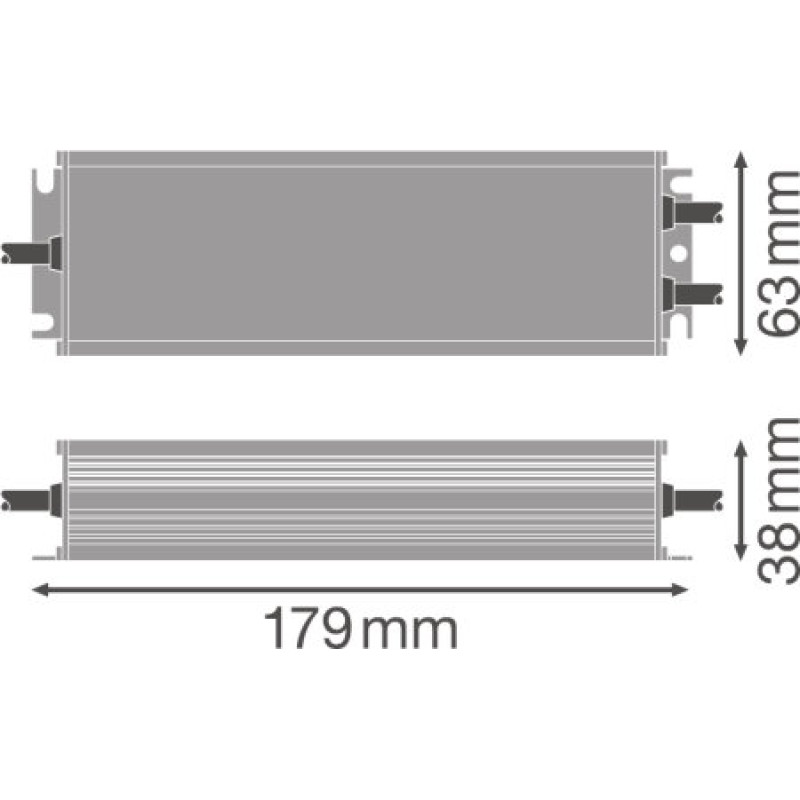 LED драйвер 10x1 60W 220-240V выходная 24V 2500mA DIM IP66 [4058075379190] DR DIM-PFM Osram
