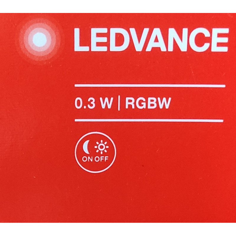 Ночник 0.3W 220V RGB 2700-6000K 60x90x60mm [4058075266841] Ledvance LUNETTA Shine с датчиком освещенности