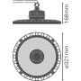 LED Светильник для высоких пролетов 190W 220V 27000lm 4000K ⌀321x164mm DIM IP65 [4058075543959] Ledvance Highbay DALI