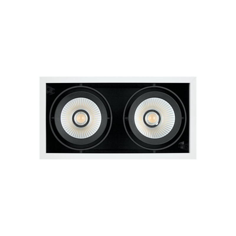Прожектор с диодами sp multi 2x30w/3000k, fl белый/ черный, Ledvance [4058075113961] Ледванс