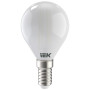 Лампа светодиодная 7W 220V 805lm 4000К E14 79x45mm шар [LLF-G45-7-230-40-E14-FR] 360° УЕК