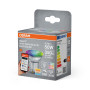 SMART WiFi RGBW Лампа LED 4,7W 230V 350lm 2700-6500K GU10 DIM 50x54mm [4099854462191] PAR16 OSRAM