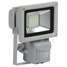 Прожектор світлодіодний Сдо 05-10Д (детектор) smd ip44 сірий іек [lpdo502-10-k03]