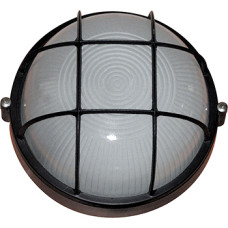 Светильник 100W 230V E27 IP54 круглый 254х125mm черный [l002024] E.NEXT e.light.1303.1.100.27.black