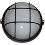 Світильник 100W 230V E27 IP54 круглий 254х125mm чорний [l002024] E.NEXT e.light.1303.1.100.27.black