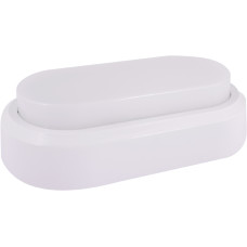 LED Светильник накладной 12W 220V 840lm 500K 190x100x45mm IP54 [l0810105] E.NEXT e.LED.oval.12.4500.white