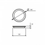 Встраиваемый LED светильник 12W 990lm 4000K ⌀142 IP20 Белый [4260642638245] LED-DLR-12/4 EUROLAMP