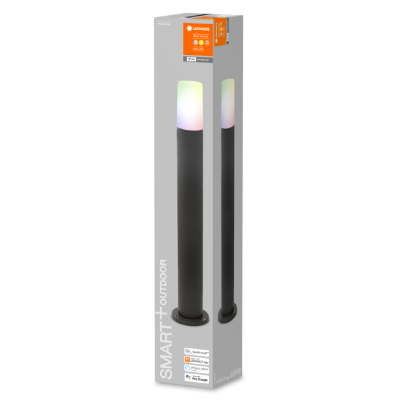 SMART уличный светильник 10W 220V 850lm 3000K RGB+TW WIFI 80х800х80mm [4058075564220] Ledvance Pipe
