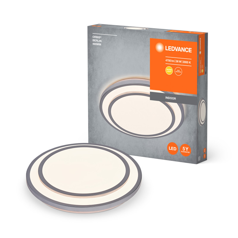 LED Светильник накладной 36W 220V 2450-4700lm 3000K 80х492mm [4058075829343] LEDVANCE ORBIS BERLIN