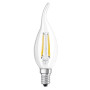Лампа філаментна 3,4W 230V 470lm 2700K E14 DIM 35x121mm свічка [4058075602830] LED CL BA 40 OSRAM