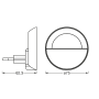 Ночник 0.65W 230V 15lm 4000K 62.3x75mm [4099854530715] Osram LUNETTA SUNSET в розетку DIM