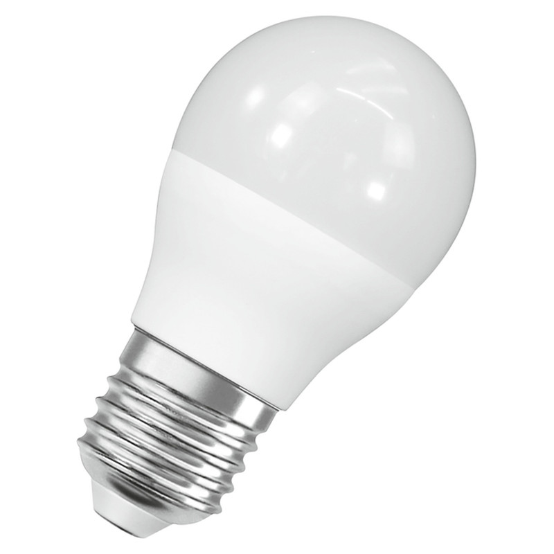 Лампа светодиодная 6,5W 230V 806lm 6500K E27 45x77mm шар [4099854547454] LED VALUE CL P60 OSRAM