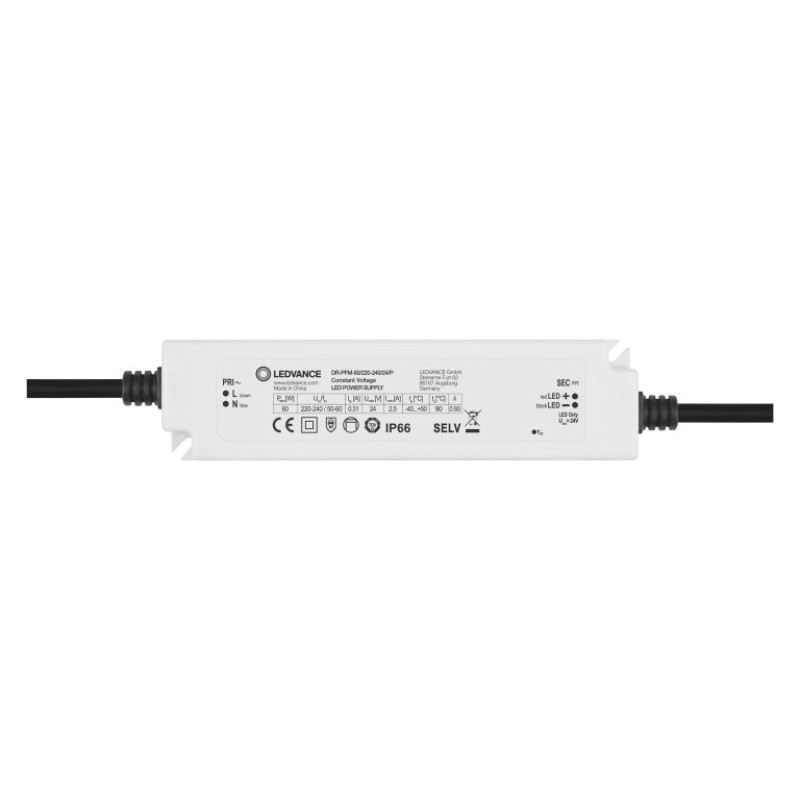 LED драйвер 10x1 60W 220-240V выходная 24V 2500mA IP66 [4058075239913] DR PC-PFM Osram