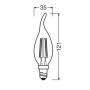 Лампа філаментна 3,4W 230V 470lm 2700K E14 DIM 35x121mm свічка [4058075602830] LED CL BA 40 OSRAM