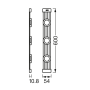 Светильник мебельный 9.50W 220V 600lm 4000K 645x59x71mm [4058075575677] Ledvance LINEAR LED MAGNET в розетку