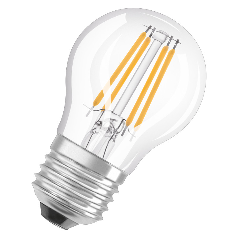 Лампа LED филаментная 4.2W 230V 470lm 2700K E27 45x75mm DIM шар [4099854077968] LEDVANCE LED CL P40