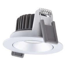 Светильник точечный 8W 220V 680lm 3000K ⌀81mm DIM IP20 серебро [4058075799707] Ledvance SP ADJ P