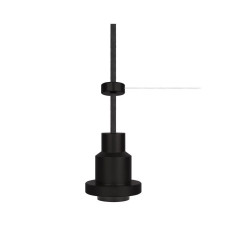 Светильник потолочный 230V E27 IP20 68x84mm [4099854419393] Osram Vintage 1906 PenduLum Black