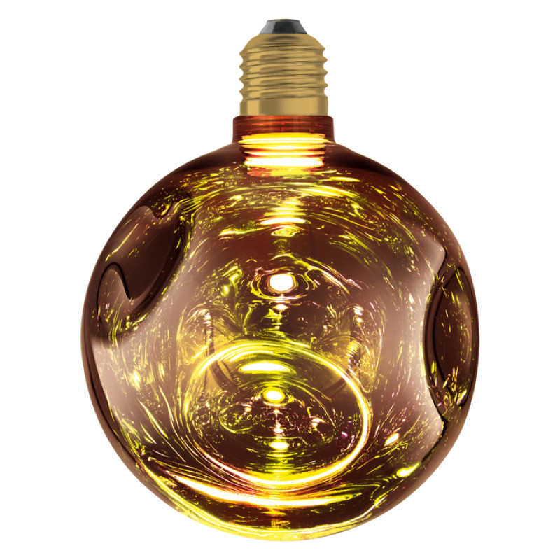 Лампа LED 3,5W 230V 300lm 2700K E27 150x190mm [4099854607615] Flat Décor Medium Rose Osram
