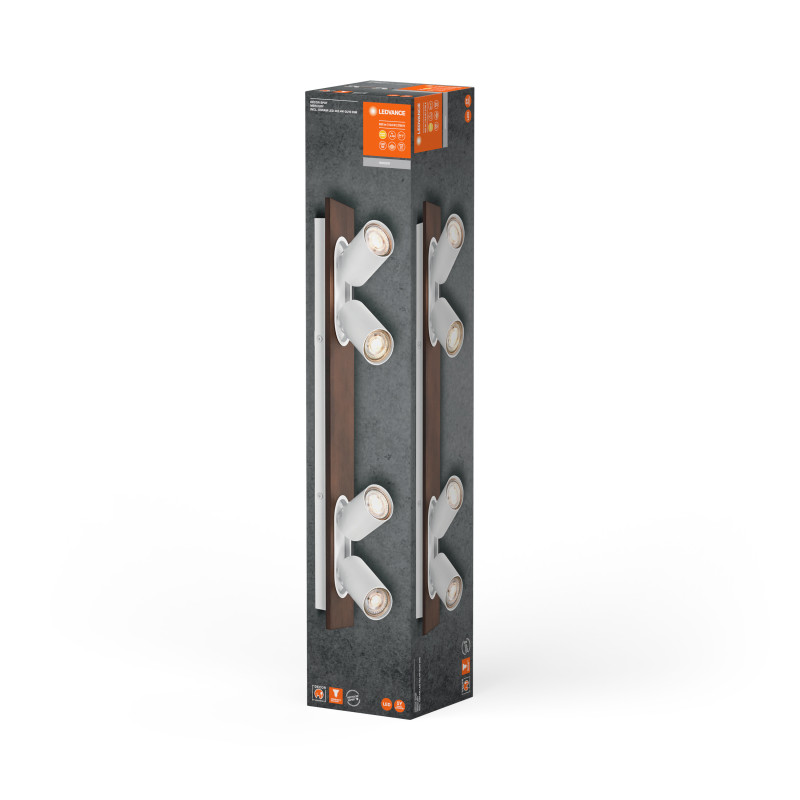 LED Светильник спот 13.6W 220V 920lm 2700K GU10 DIM 600х142х100mm [4058075833616] DECOR SPOT MERCURY LEDVANCE