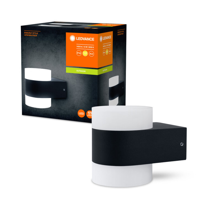 Светильник 12.5W 220V 980lm 3000K IP44 131x110x91mm [4058075205567] Ledvance ENDURA STYLE UPDOWN PUCK