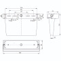 LED Светильник аварийный 5W 230V 30lm 6500K 1час NiCd 362x90x214mm IP65 [LSSA0-5043-1-65-K03] УЕК ССА 5043-1