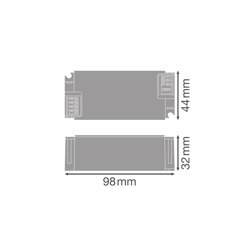 LED драйвер 10x1 44W 220-240V выходная 60V 1050mA DIM IP20 [4058075779723] Ledvance DR DALI-P