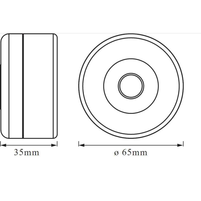 Ночник 0.45W 5V 32lm 4000K 65x35mm [4058075399709] Ledvance DOT-it Touch на аккумуляторе DIM