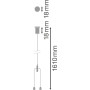 Подвесной комплект для светильника ln indv, suspension wire, Ledvance [4058075133327] Ледванс