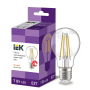Лампа светодиодная 7W 220V 840lm 3000K E27 60х104mm груша [LLF-A60-7-230-30-E27-CL] серия 360 УЕК