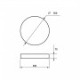 LED Светильник накладной 72W 220V 6200lm 3000-6500K 500х75mm [4260642634582] LED-MSL-72W-N32 EUROLAMP