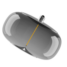 Лампа светодиодная винтажная 4W 220V 60lm 1800K E27 300x210mm филаментная [4099854173929] OSRAM Vintage 1906 LED Big