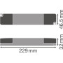 LED драйвер 10x1 45W 220-240V вихідна 24V 1880mA DIM IP20 [4058075421820] DR DALI-SUP Osram
