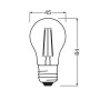 Лампа LED 1,8W 230V 250lm 2700K E27 45x84mm груша [4099854467509] Osram CL P25