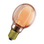 Лампа LED 4W 220V 220lm 1800K E27 DIM 80x120mm филаментная [4058075846067] Osram Vintage 1906 Globe Gold