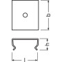Кронштейн для установки профиля PF02 , Ledvance [4058075276741], Ледванс