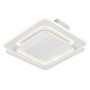 LED светильник потолочный с вентилятором 55W 220V 3100lm 3000-6500K IP20 553x553x157mm DIM пульт управления [4099854397677] FAN GRILL Ledvance